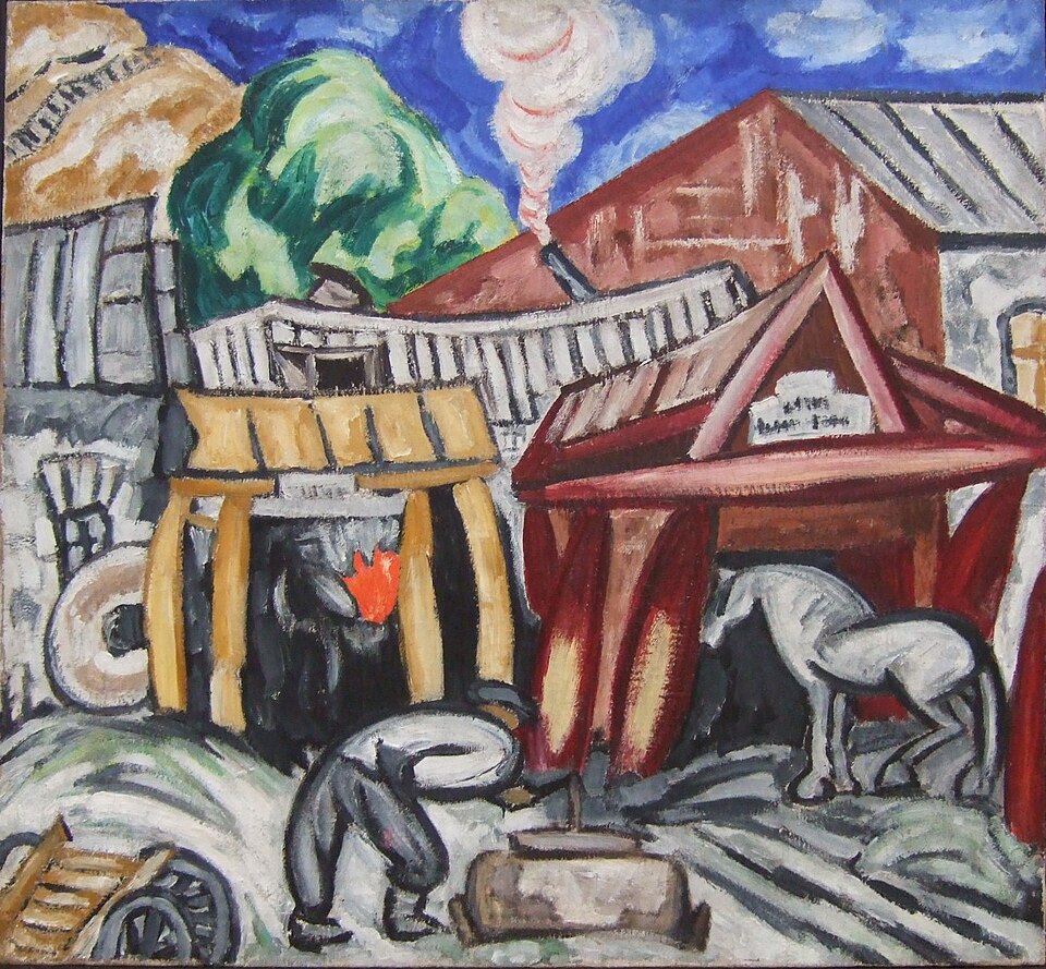Smithy (1912) - Olga Rozanova
