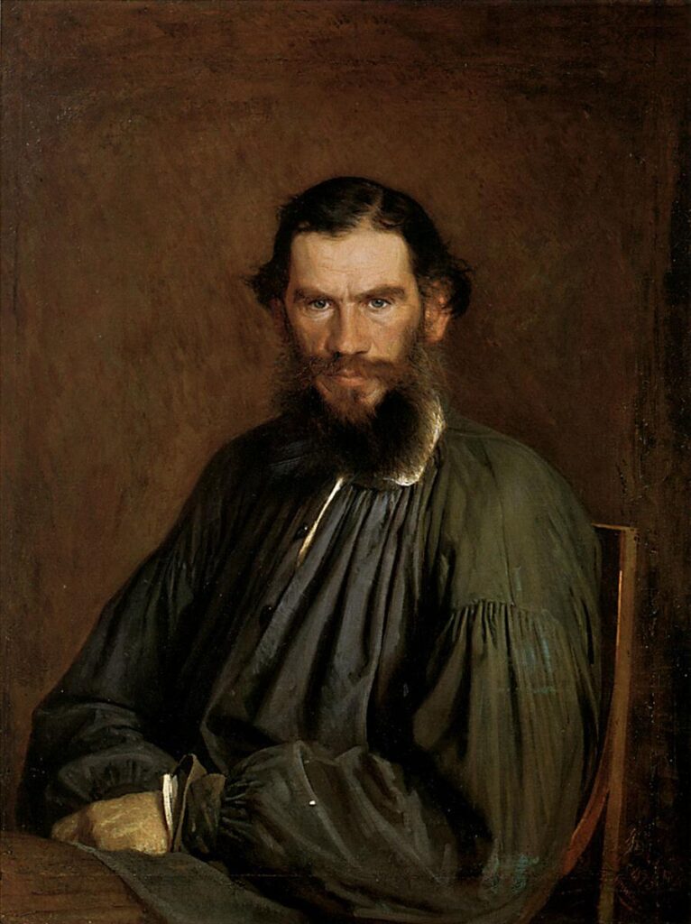Portrait of Leo Tolstoy - Ivan Kramskoy, 1873