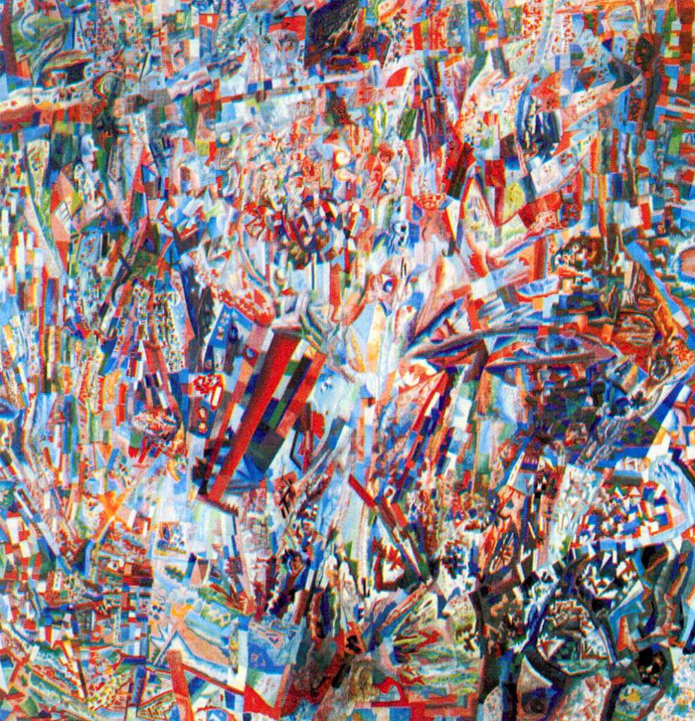 Pavel Filonov, Formula of Spring (1928-1929), Oil on canvas, State Russian Museum