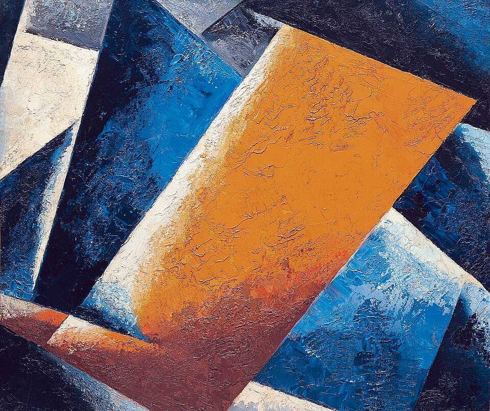 Lyubov Popova, Painterly Architectonic, 1917, Oil on canvas, Museum of Modern Art, New York