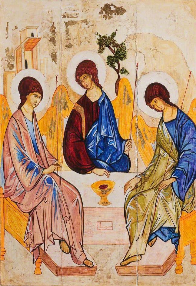 Andrei Rublev, Trinity (Old Testament Trinity) (1425)