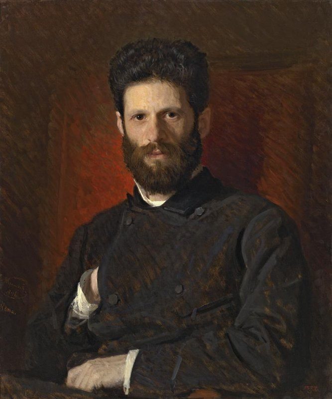 Ivan Kramskoi, Portrait of Mark Antokolsky (1876)