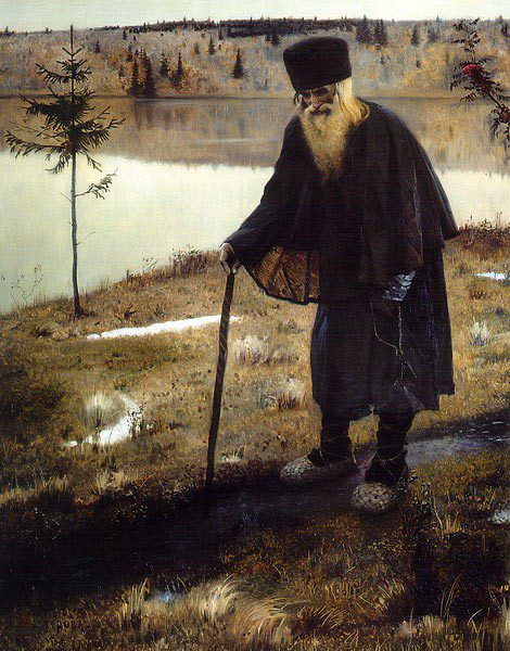 Mikhail Nesterov, The Hermit (1888)