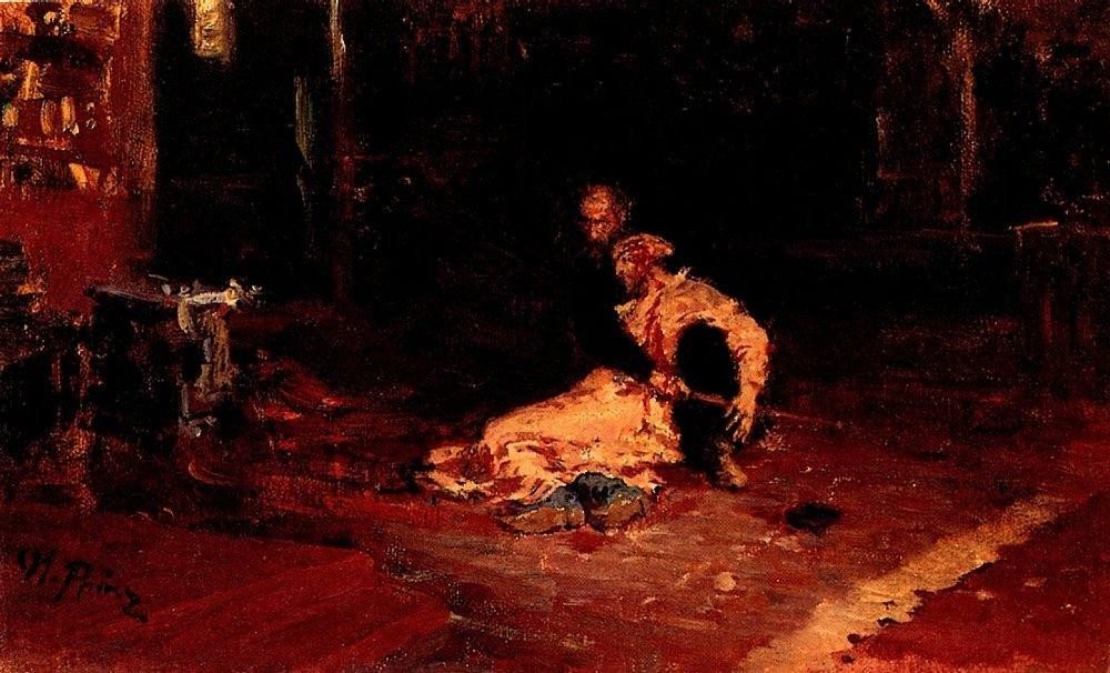 Ilya Repin, Ivan the Terrible and His Son Ivan (1885)