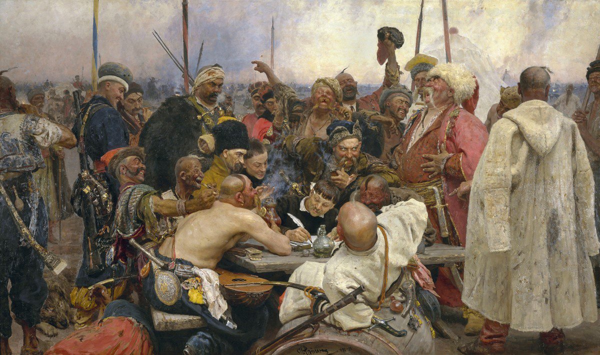 Ilya Repin, Reply of the Zaporozhian Cossacks (1891)