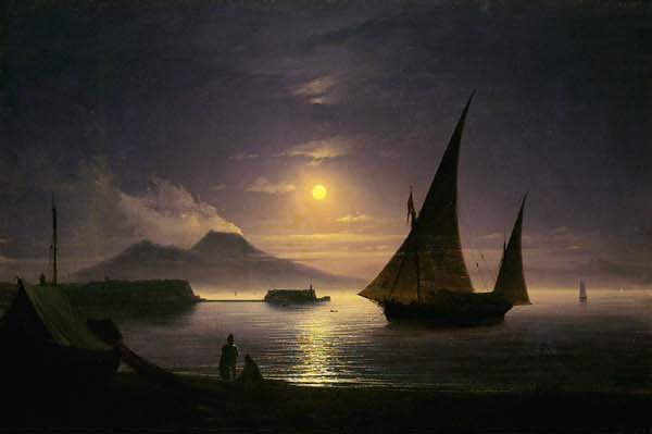 Ivan Aivazovsky, Bay of Naples (1842)