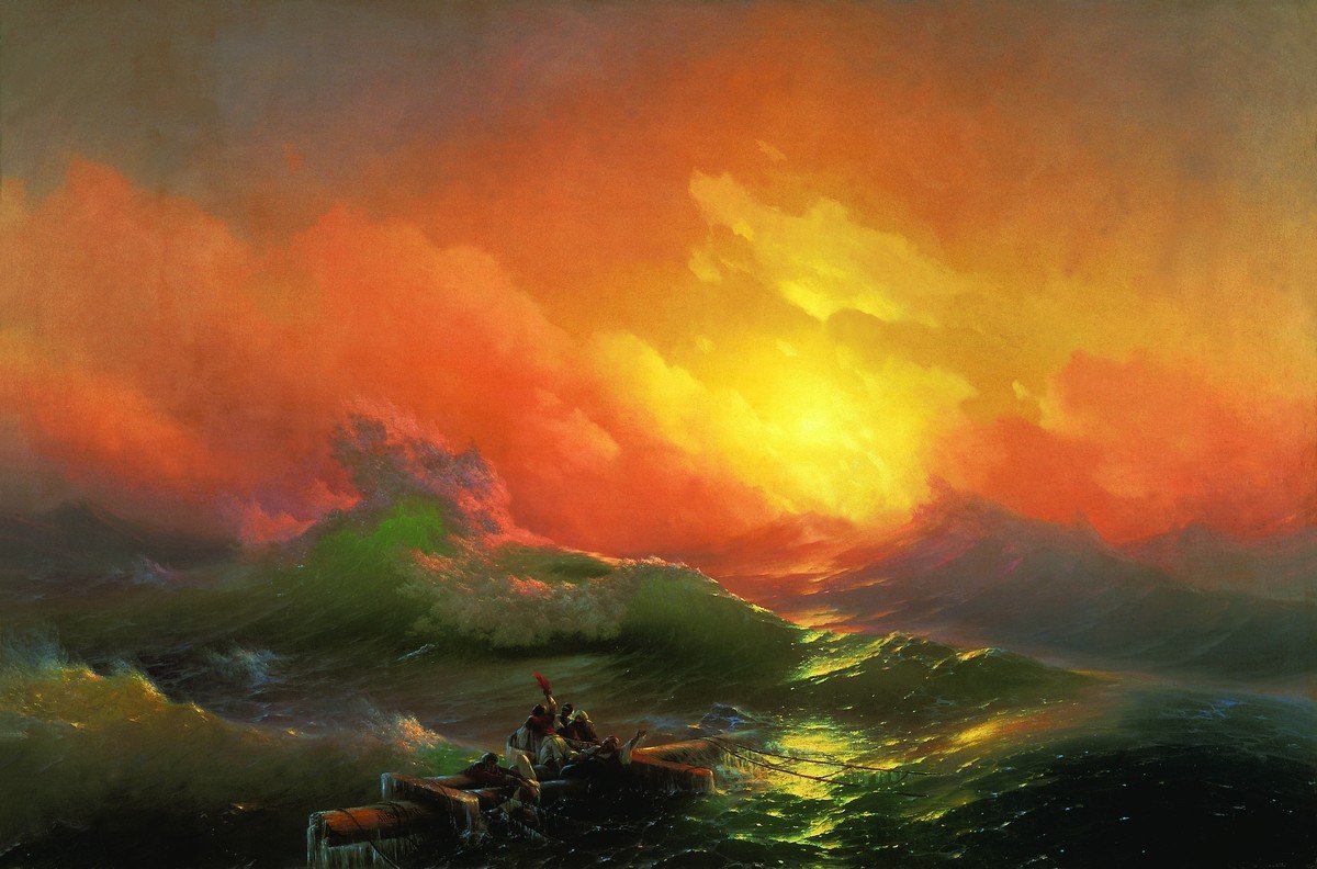 Ivan Aivazovsky, The Ninth Wave (1850)