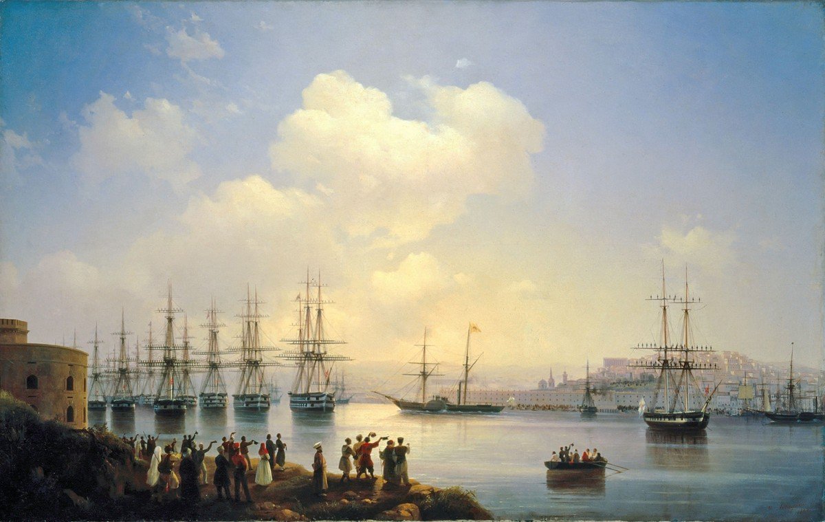 Ivan Aivazovsky, The Russian Squadron on the Sebastopol Roads (1846)