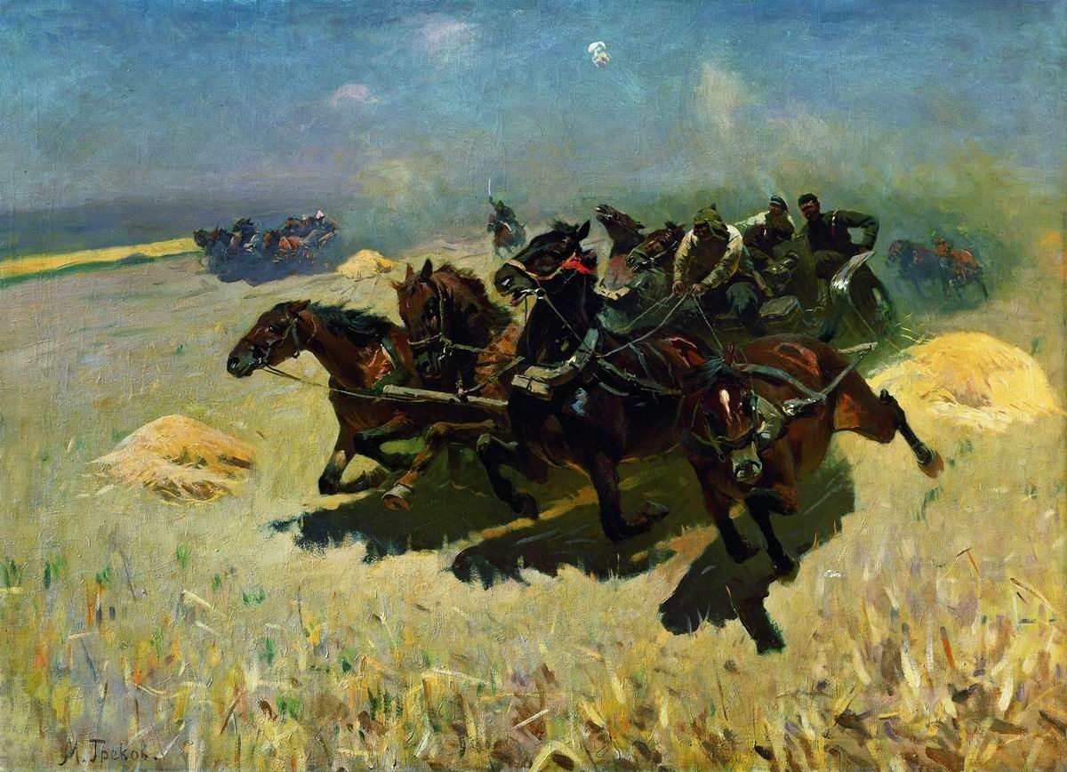 Mitrofan Grekov, Tachanka (1933)