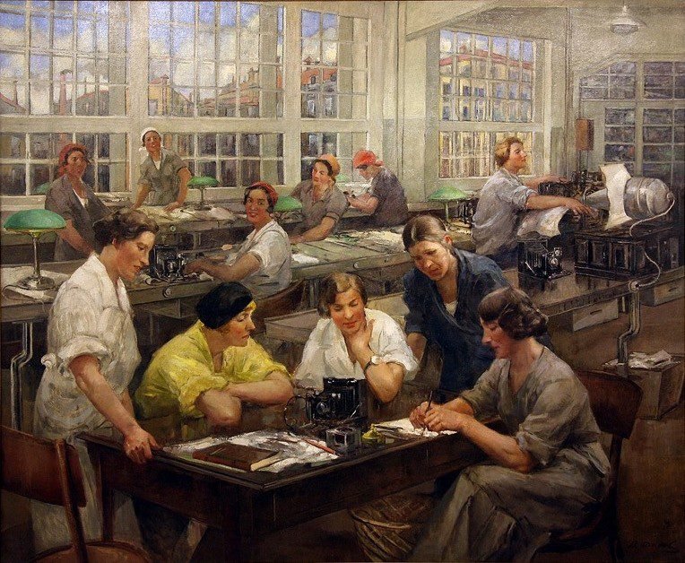 Vitaly Tikhov, Stakhanovite from OGPU Plant (1931)