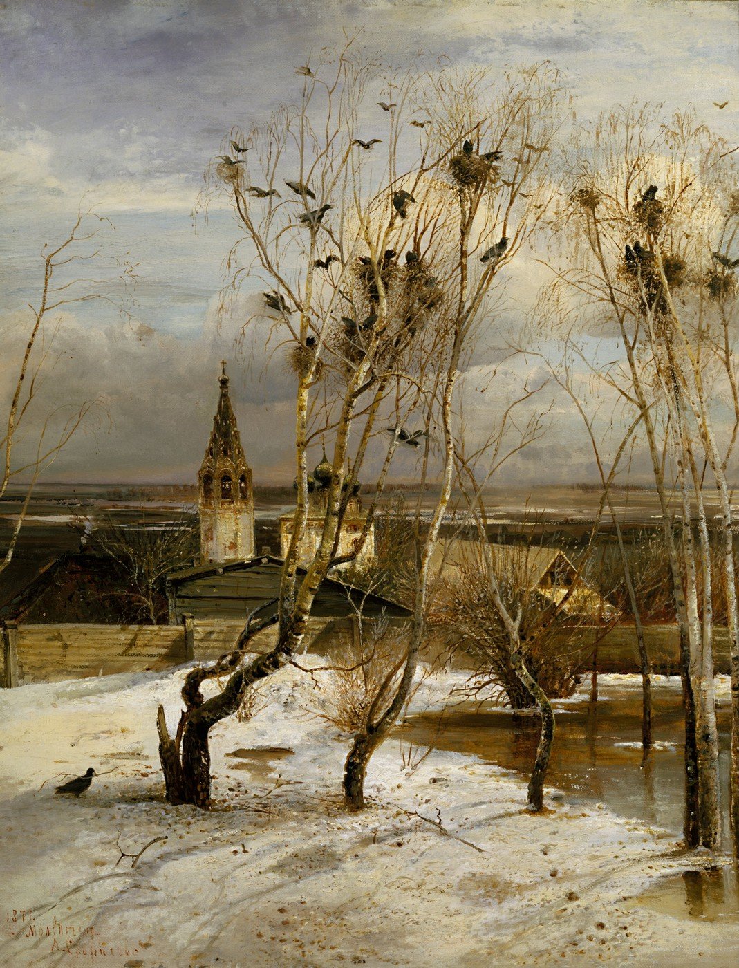 Alexei Savrasov, The Rooks Have Returned (1871)