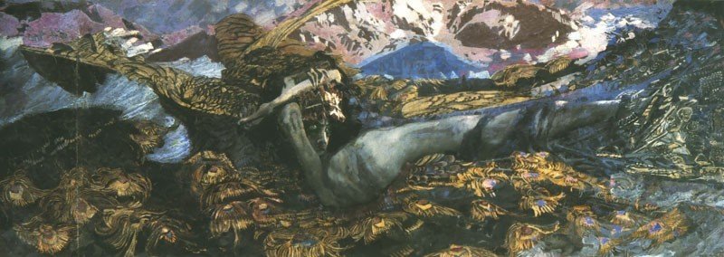 Mikhail Vrubel, The Demon Downcast (1902)