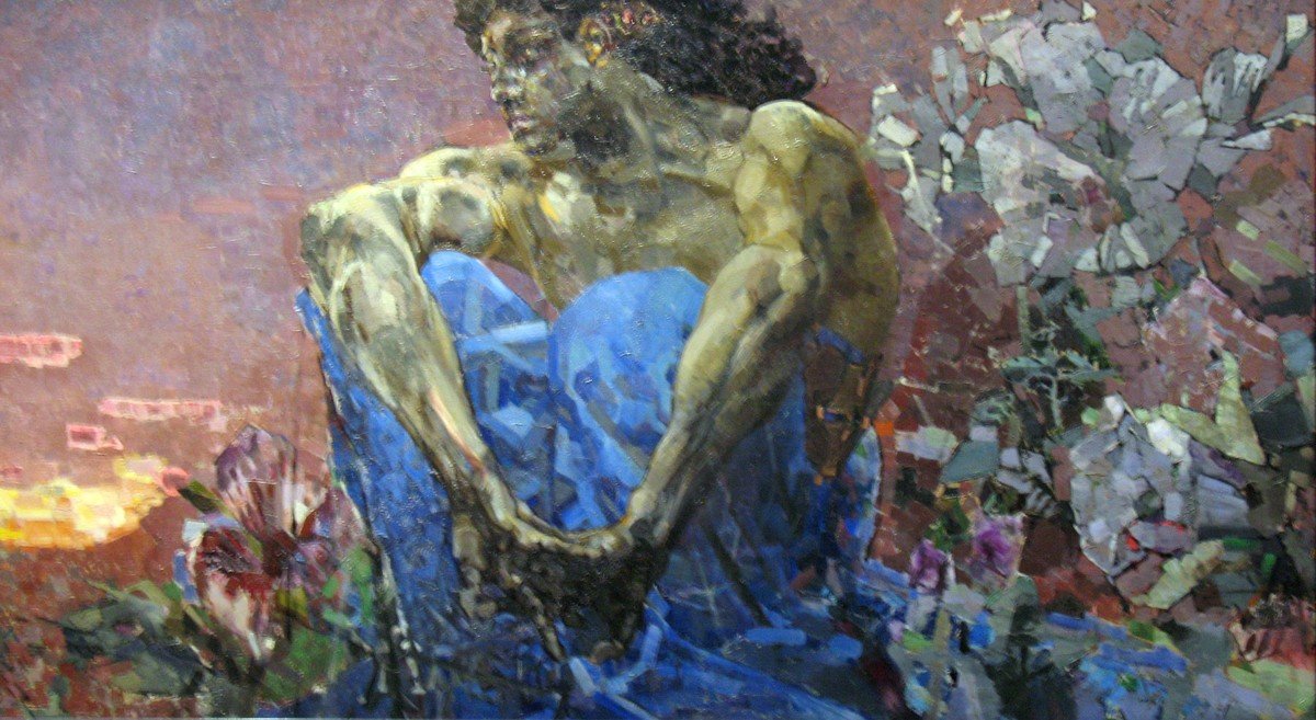 Mikhail Vrubel, The Demon Seated (1890)