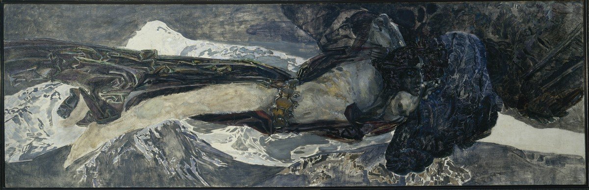 Mikhail Vrubel, The Flying Demon (1899)
