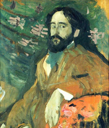 Nikolai Sapunov, Portrait of Nikolay Milioti (1908)