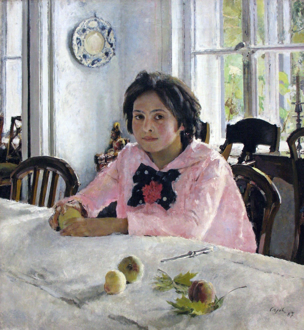 Valentin Serov, Girl with Peaches (1887)