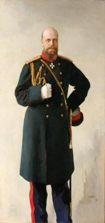 Valentin Serov, Portrait of Alexander Serov (1889)
