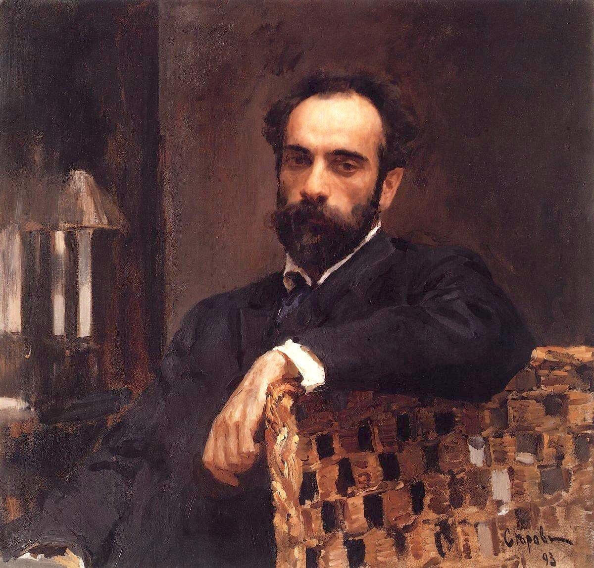 Valentin Serov, Portrait of the Artist Isaac Levitan (1893)