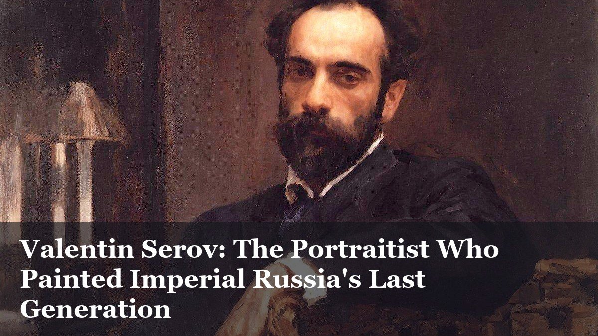 Valentin Serov, Portrait of Isaac Levitan (1893)