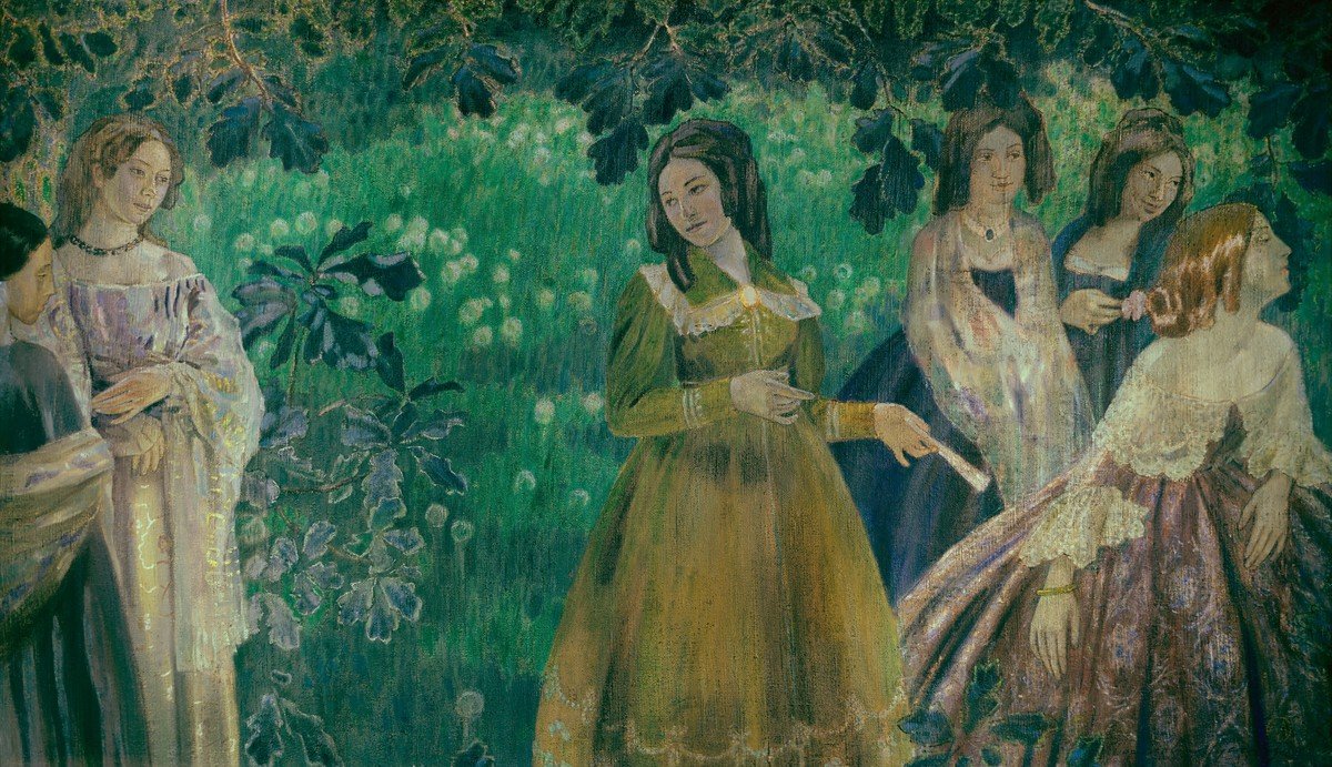 Victor Borisov-Musatov, Emerald Necklace (1903)