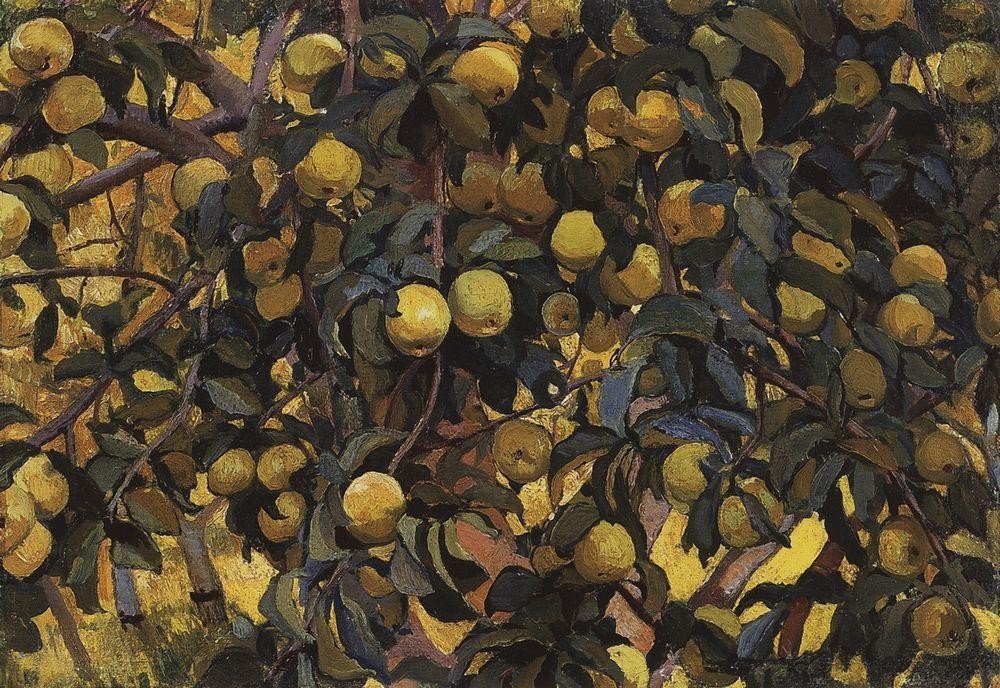 Zinaida Serebriakova, Apples on the Branches (1910)