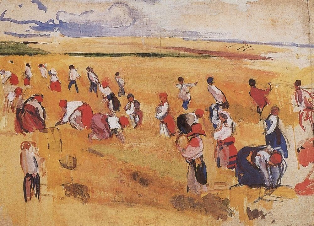 Zinaida Serebriakova, Harvest (1910)