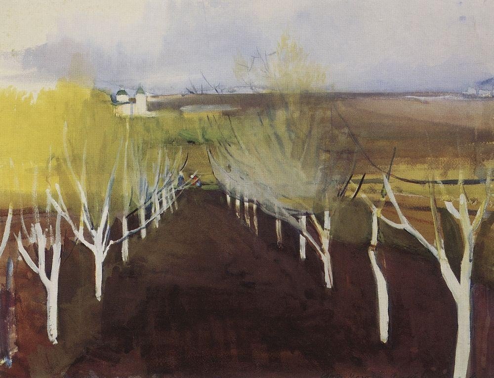 Zinaida Serebriakova, Orchard (1908)