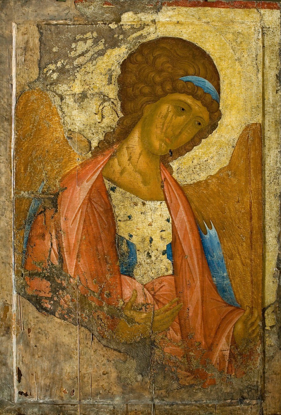 Andrei Rublev, Archangel Michael (Zvenigorod Deesus tier) (1410)