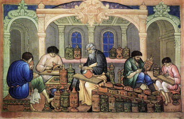 Ivan Mikhailovich Bakanov, Palekh miniature (1934)