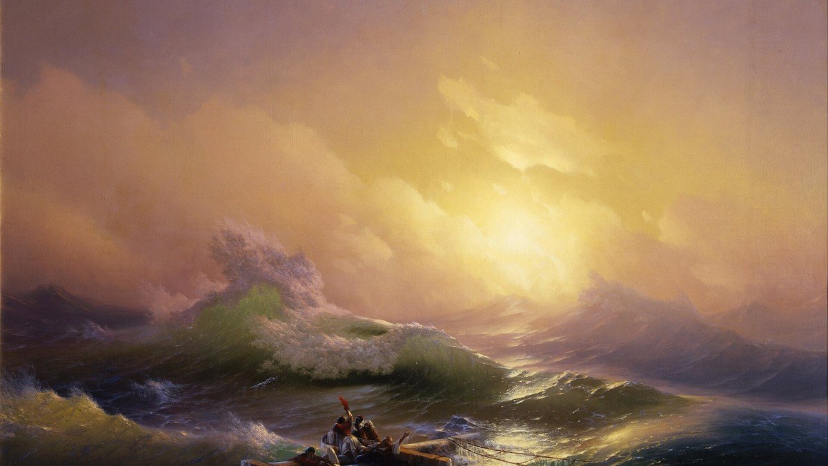 Ivan Aivazovsky, The Ninth Wave (1850)
