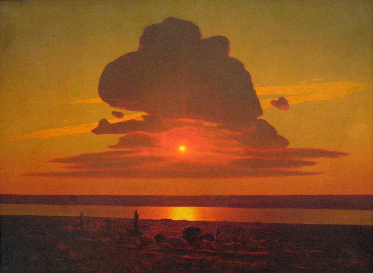 Arkhip Kuindzhi, Red Sunset on the Dnieper (1905)