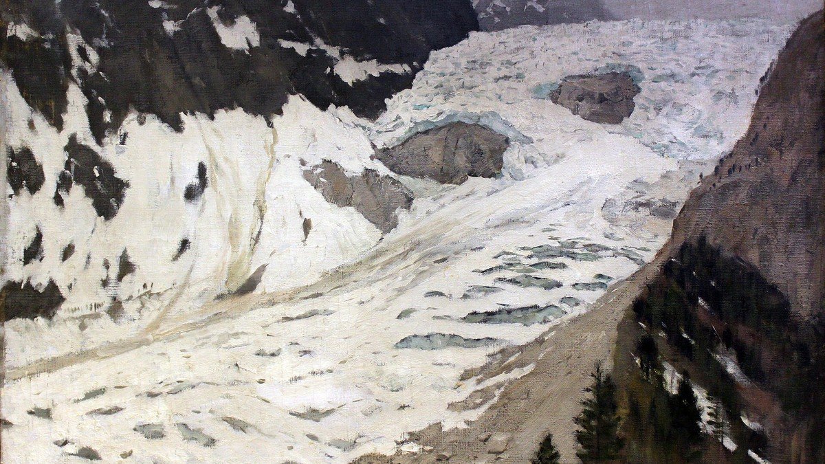 Isaac Levitan, Alps / Snow (1897)