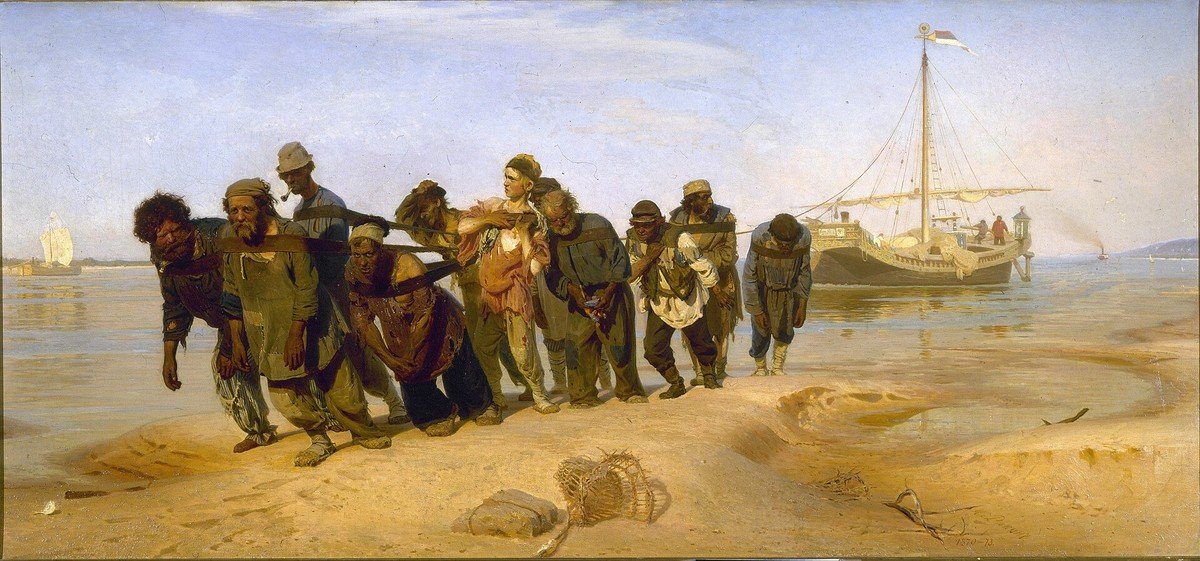 Ilya Repin, Barge Haulers on the Volga (1870-1873)