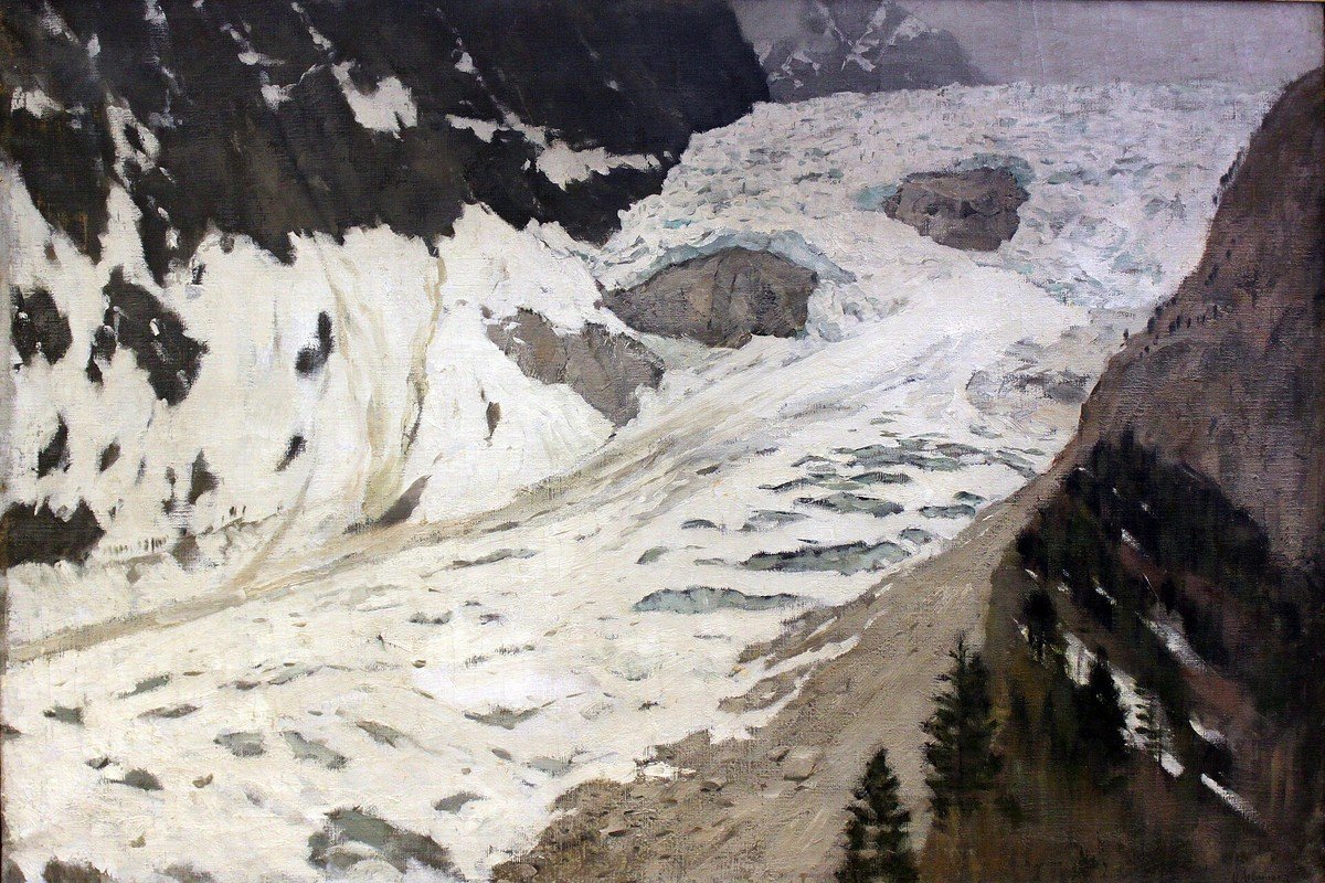 Isaac Levitan, Alps / Snow (1897)