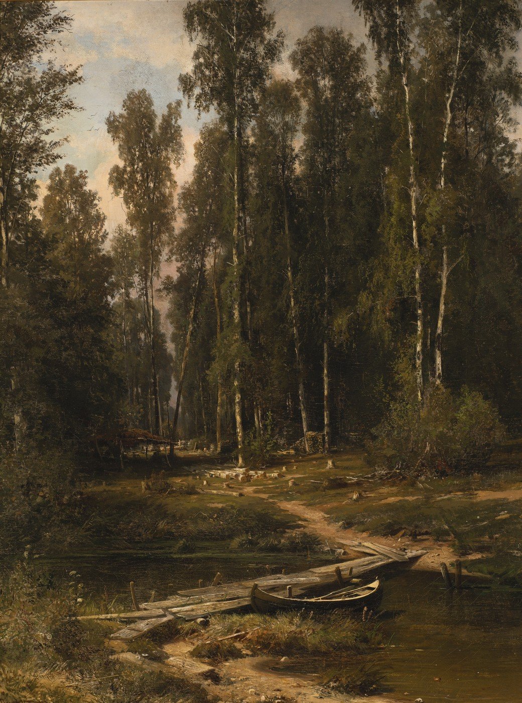 Ivan Shishkin, Lumbering (1867)