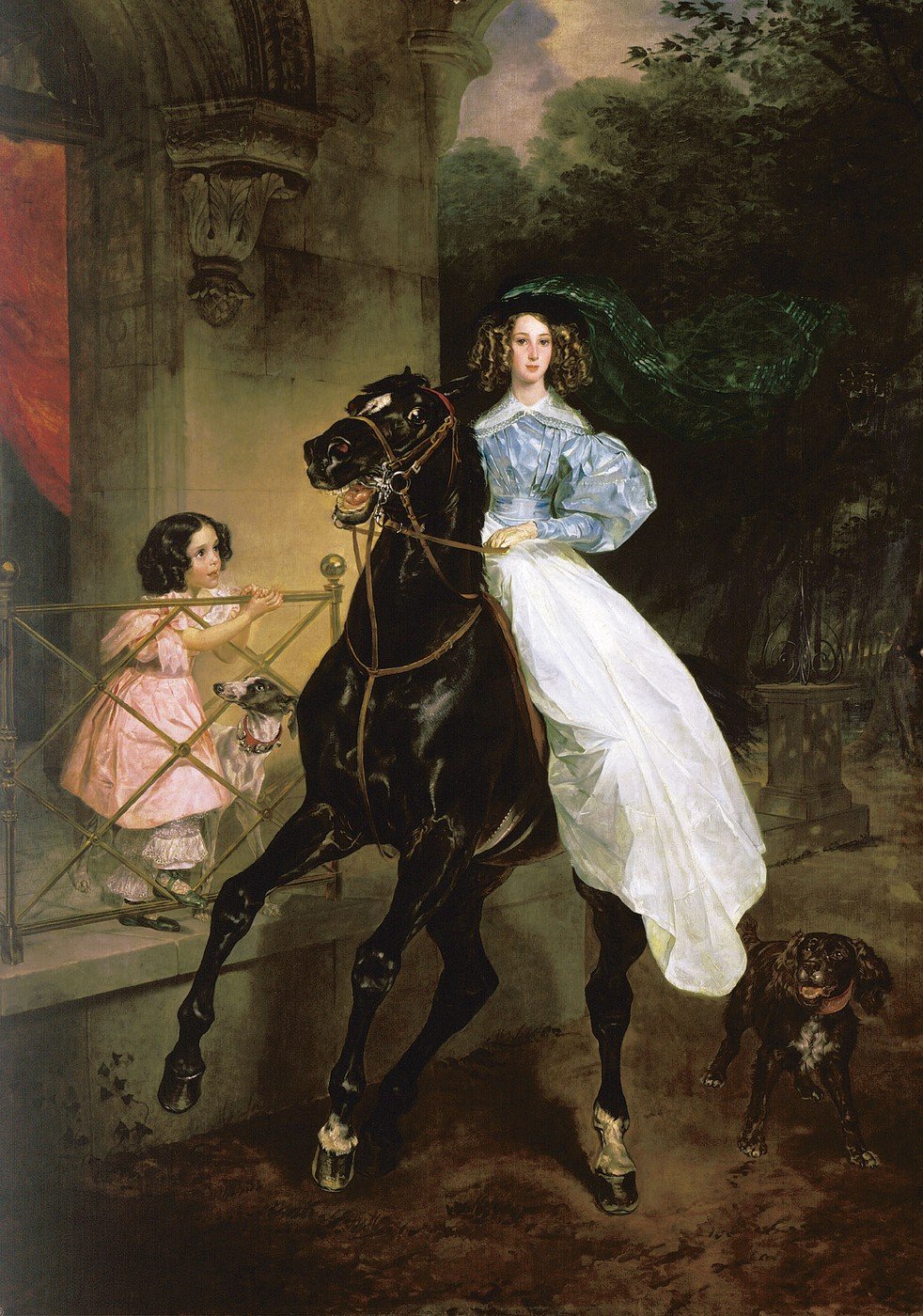 Karl Bryullov, Horsewoman (1832)