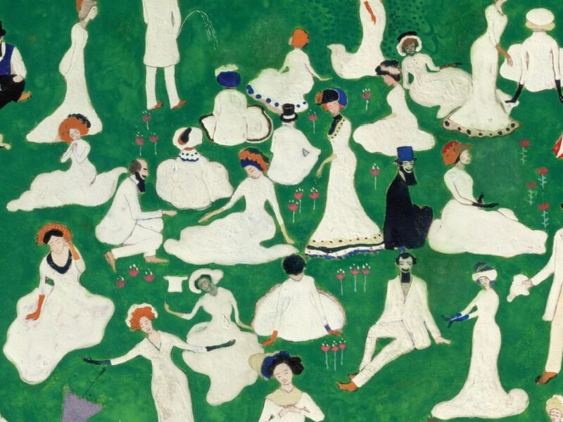 Kazimir Malevich, Rest (Society in Top Hats) 1908 (1908)