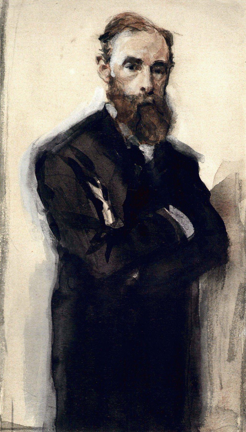 Valentin Serov, Portrait of Pavel Tretyakov (1899)