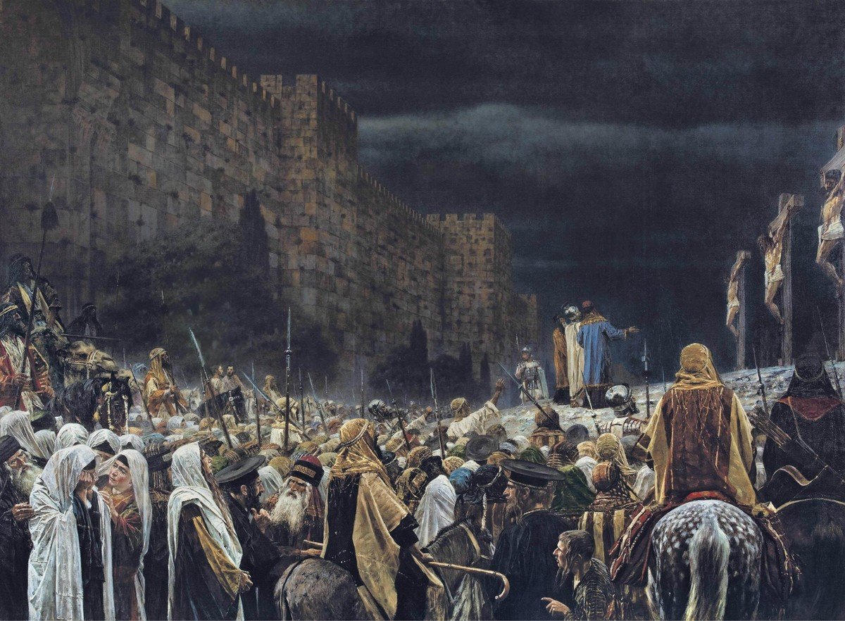Vasily Vereshchagin, Crucifixion by the Romans (1887)