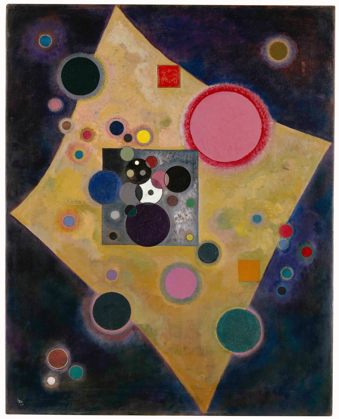 Wassily Kandinsky, Akzent in Rosa (1926)